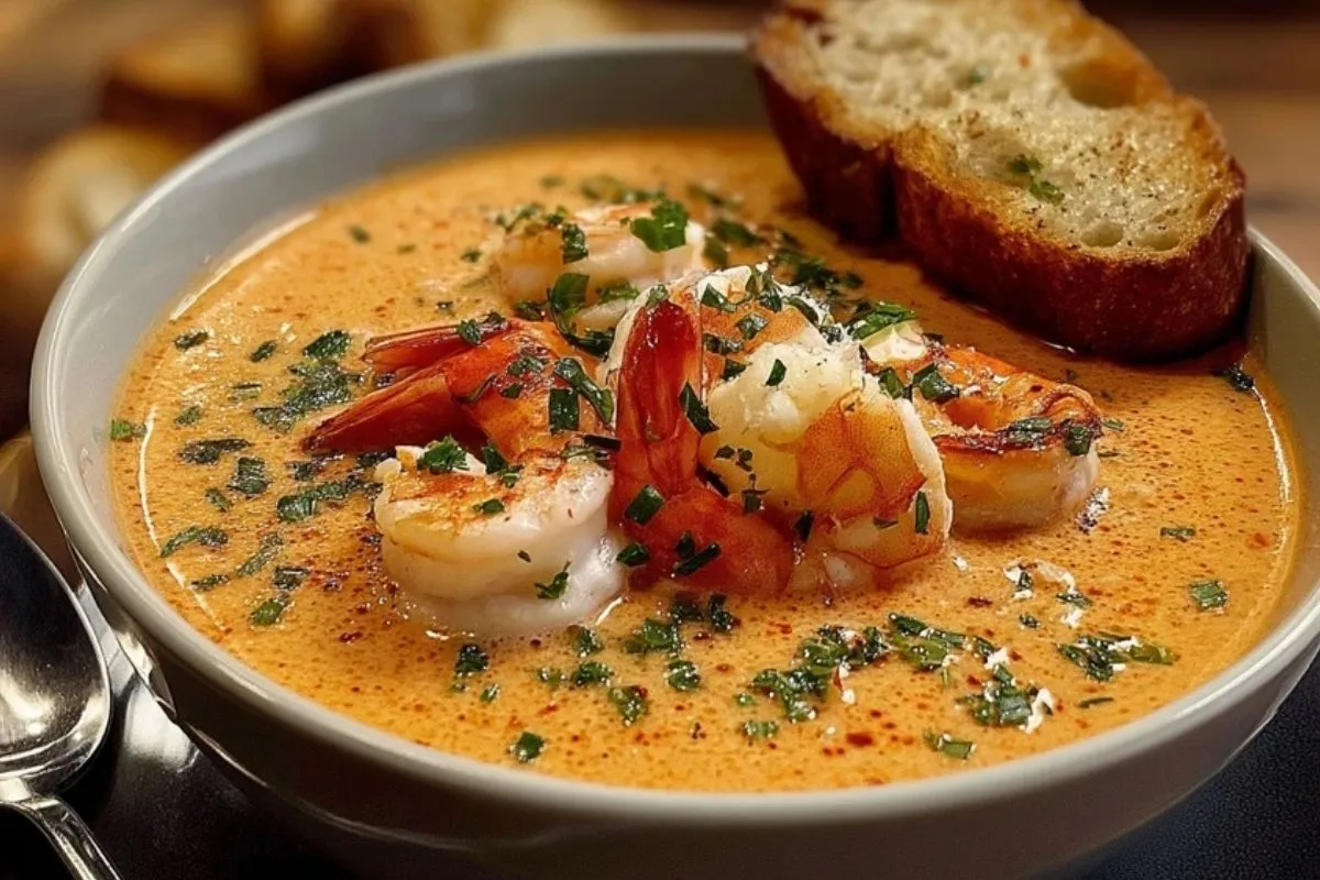 bisque-cremeuse-de-crabe-et-de-crevettes