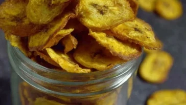 chips-de-banane-a-la-friteuse-a-air
