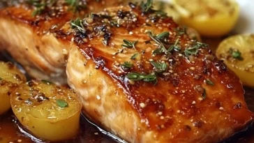 saumon-au-glacage-de-sucre-brun