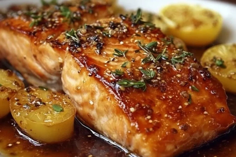 saumon-au-glacage-de-sucre-brun