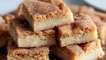 Blondies À La Cannelle Et Au Sucre