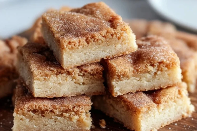 Blondies À La Cannelle Et Au Sucre