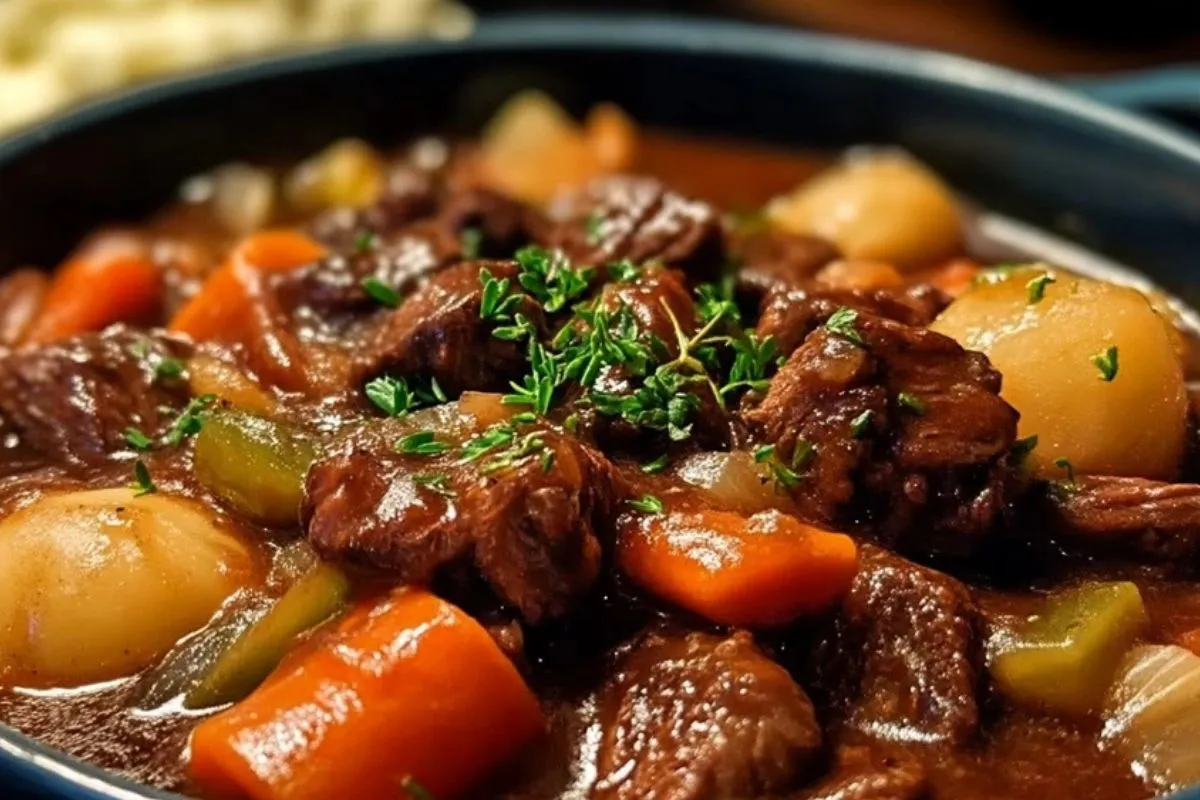 Boeuf Bourguignon à la Guinness