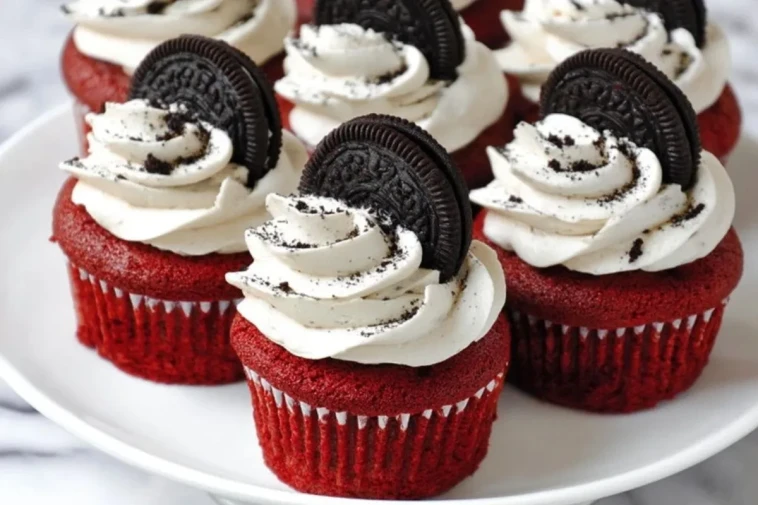 Cupcakes Red Velvet Ultra Riche Aux Oreos