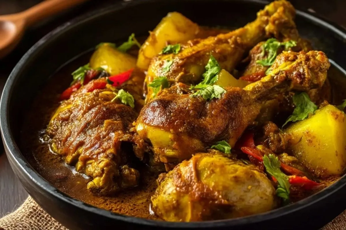 Curry De Poulet À La Jamaïcaine
