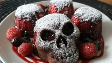 Gâteaux En Tête de Mort