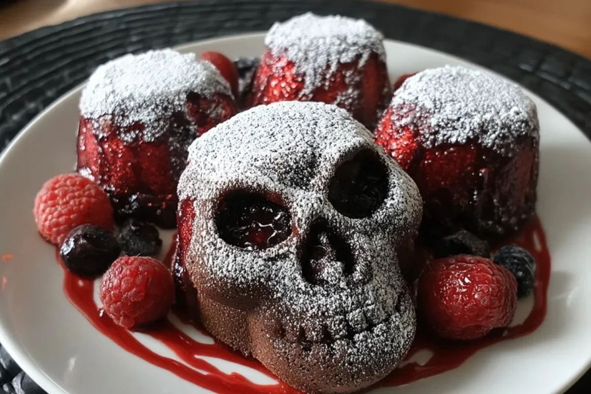 Gâteaux En Tête de Mort