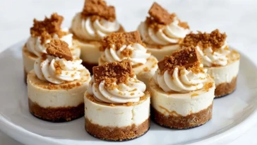 Mini Cheesecakes Biscoff