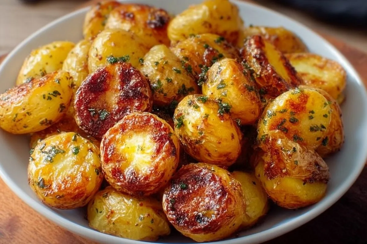 Pommes De Terre Nouvelles Rôties Croquantes