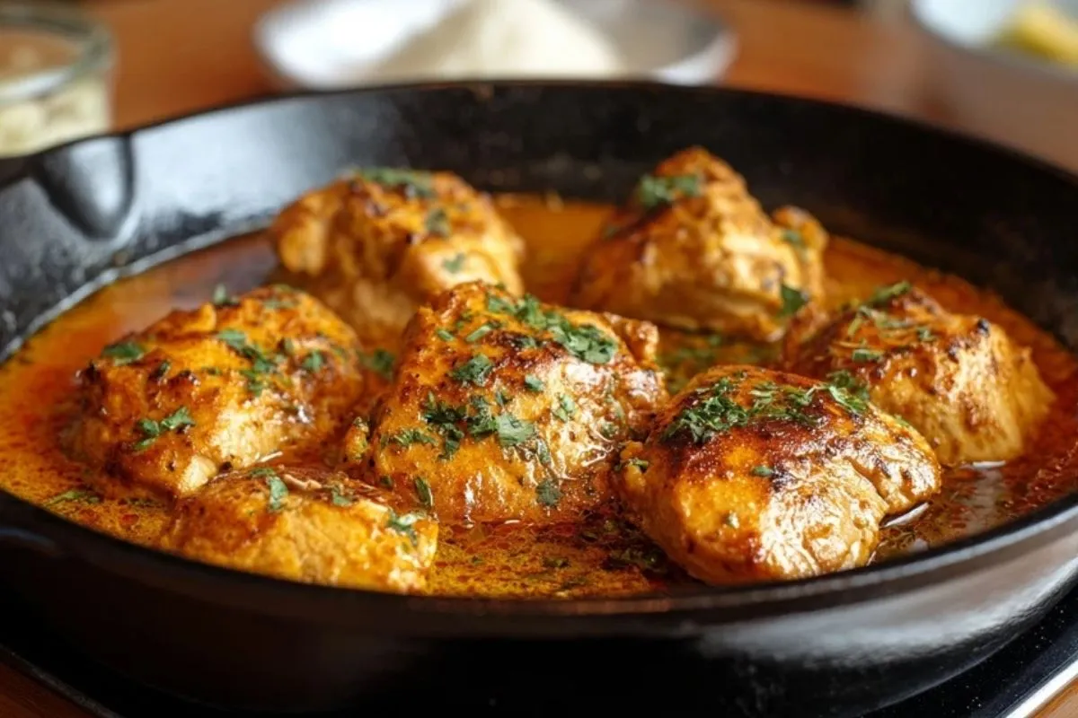 Poulet Crémeux à la Poêle