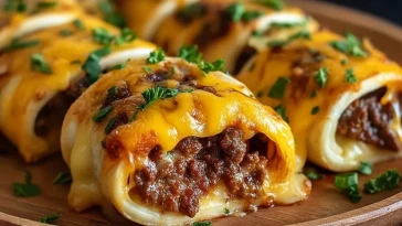Roulés De Cheeseburger Au Beurre À LAil