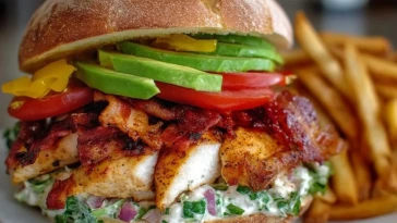 Sandwich Club Poulet Chargé