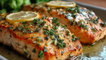 Saumon Au Beurre À LAil Au Four