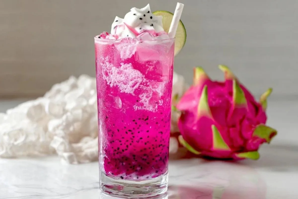 Soda Sale De Fruit Du Dragon