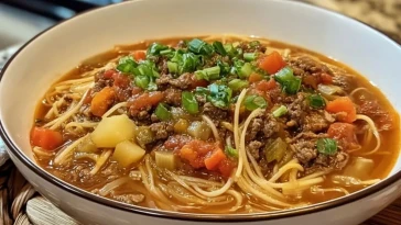 Sopa de Fideo à la Viande