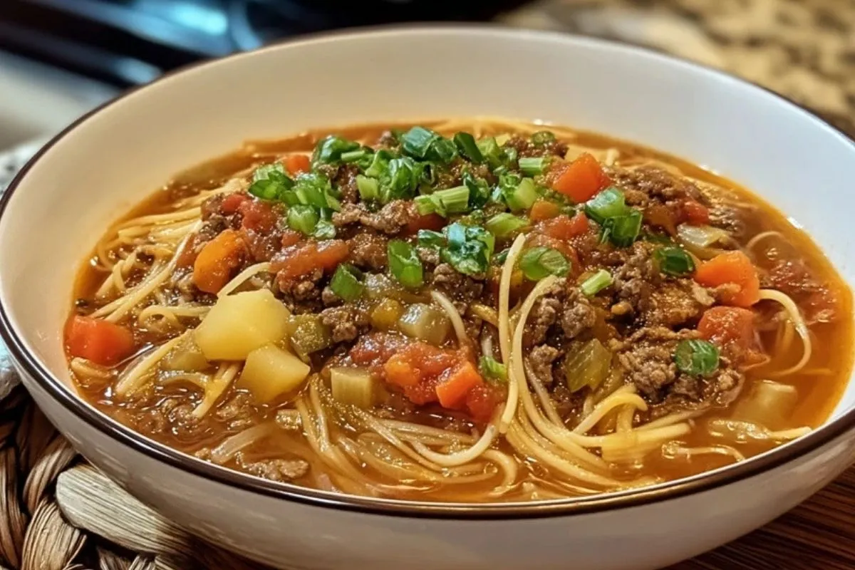 Sopa de Fideo à la Viande