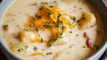 Soupe De Pommes De Terre Crémeuse