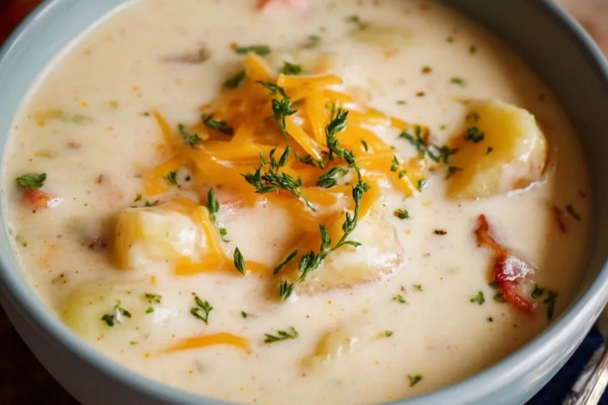 Soupe De Pommes De Terre Crémeuse
