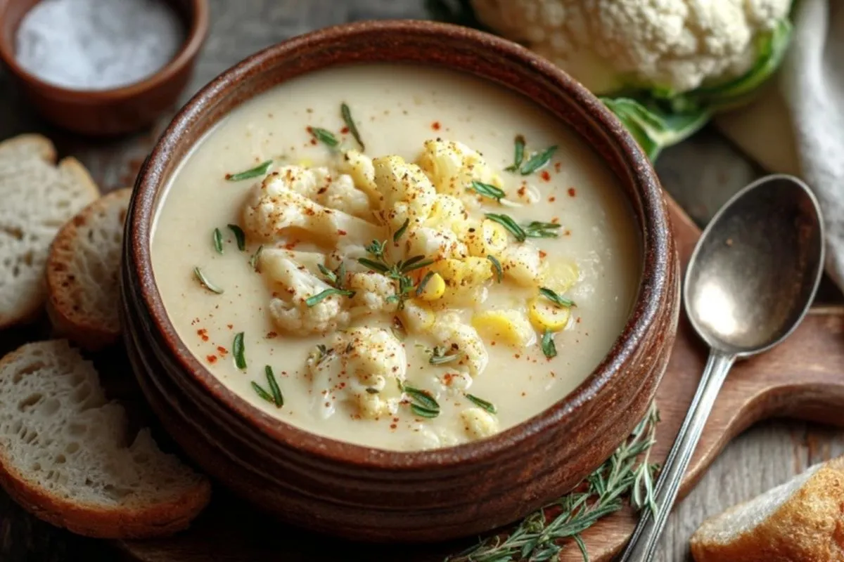 Soupe Délicieuse au Chou-Fleur