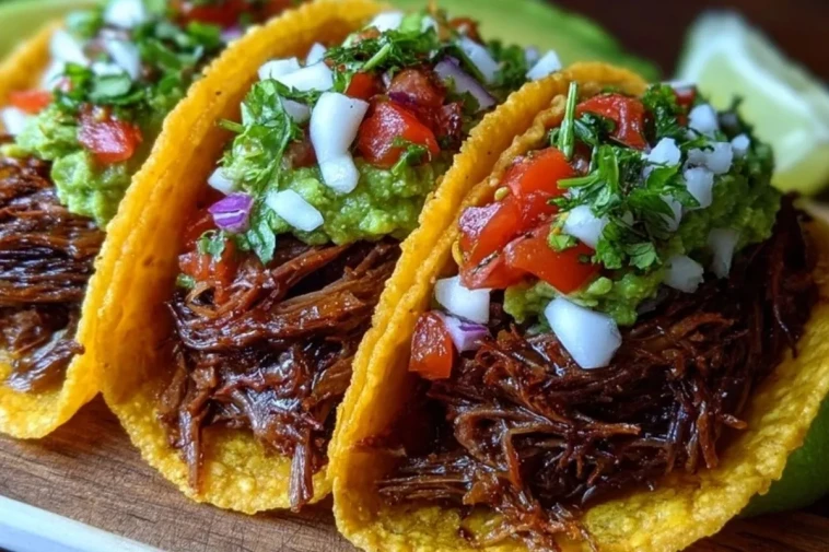 Tacos De Bœuf Effiloché Croquants