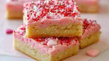 Barres Sucrées Givrées pour la Saint-Valentin