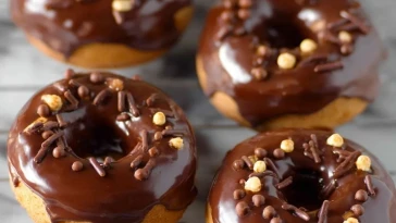 Beignets à la Banane avec Ganache au Chocolat