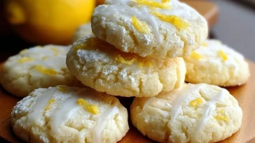 Biscuits Fondants au Citron Zesté