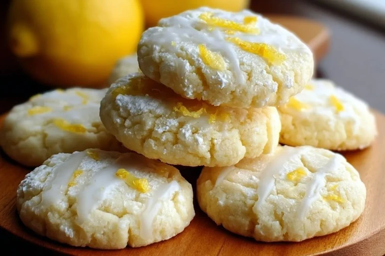 Biscuits Fondants au Citron Zesté