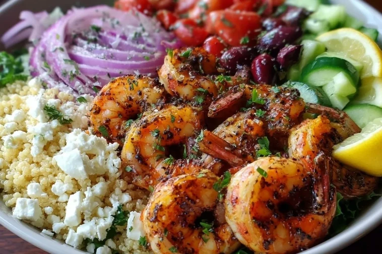 Bol Méditerranéen aux Crevettes Grecques