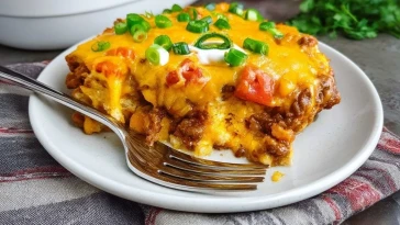 Casserole Tex-Mex Au Fromage