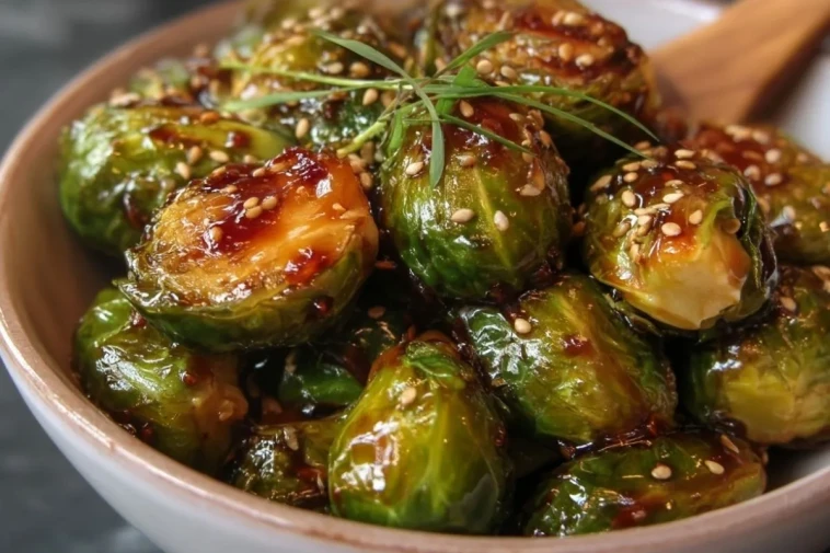 Choux De Bruxelles Glacés Au Teriyaki