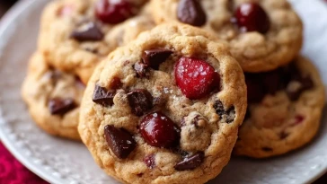 Cookies Aux Cerises Et Pépites De Chocolat