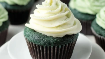 Cupcakes Vert Velours