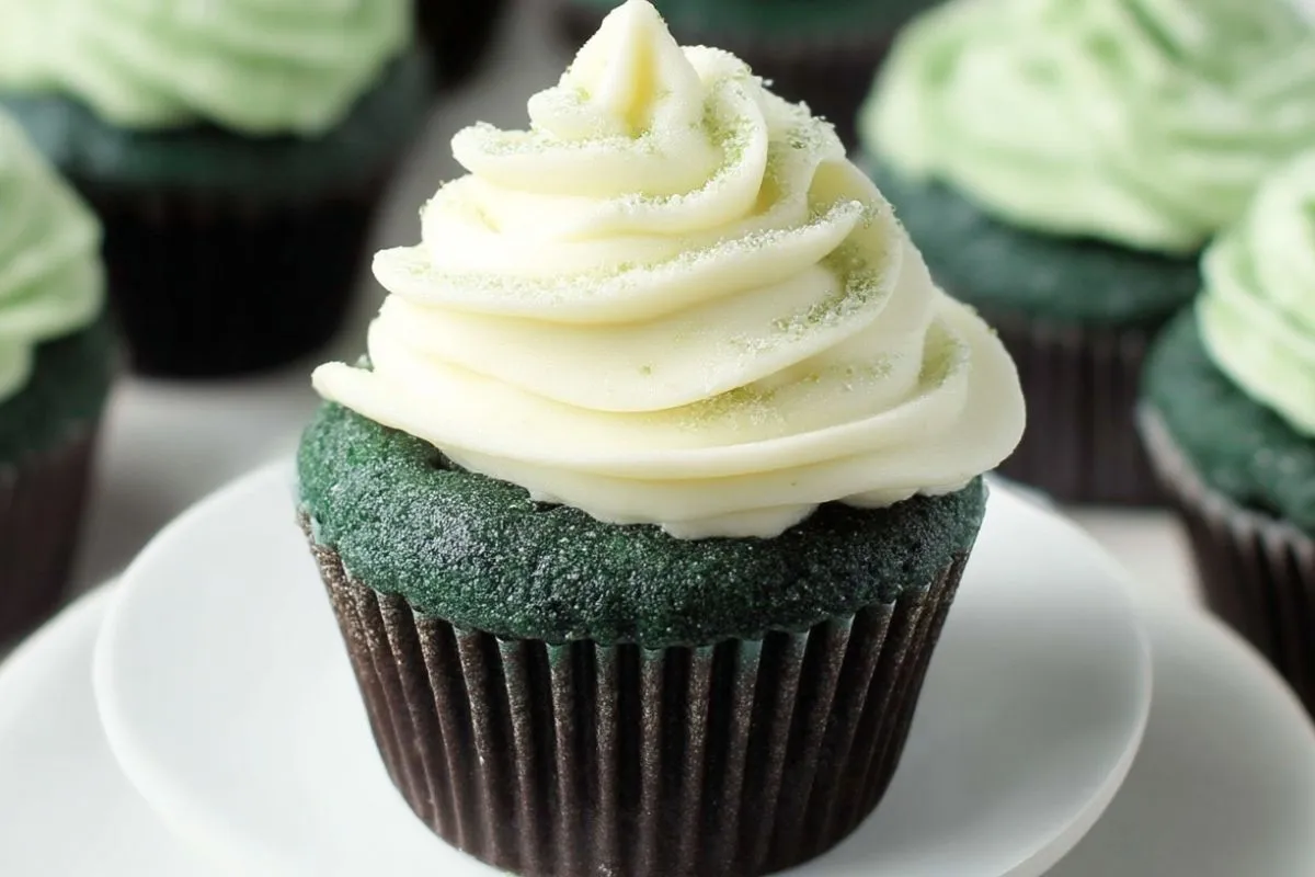 Cupcakes Vert Velours