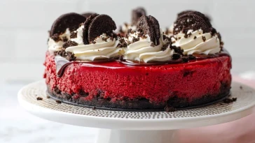 Gâteau Au Fromage Blanc Red Velvet Oreo