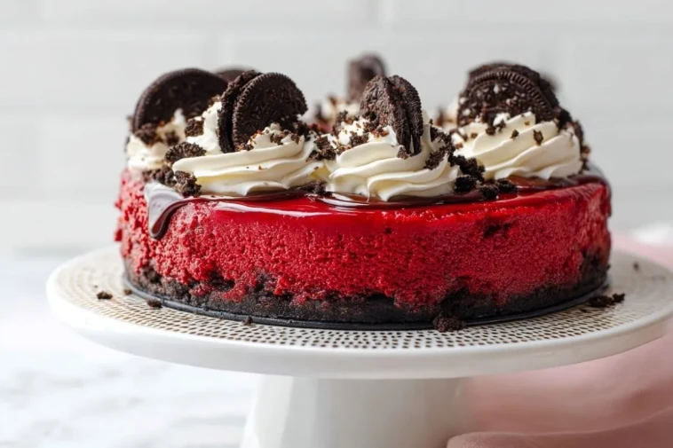 Gâteau Au Fromage Blanc Red Velvet Oreo