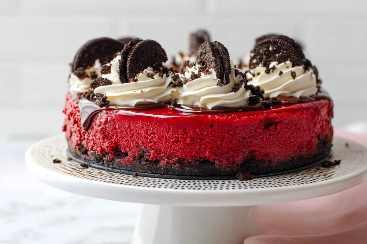 Gâteau Au Fromage Blanc Red Velvet Oreo