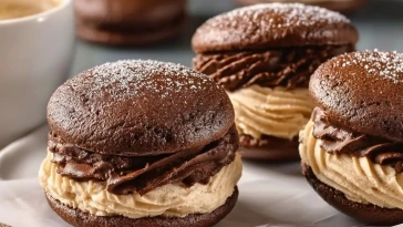 Pies Whoopie Au Chocolat Et Au Café