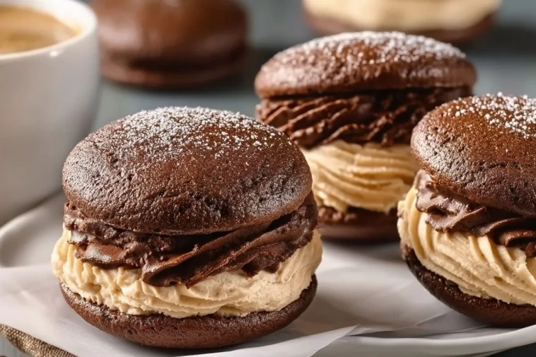Pies Whoopie Au Chocolat Et Au Café