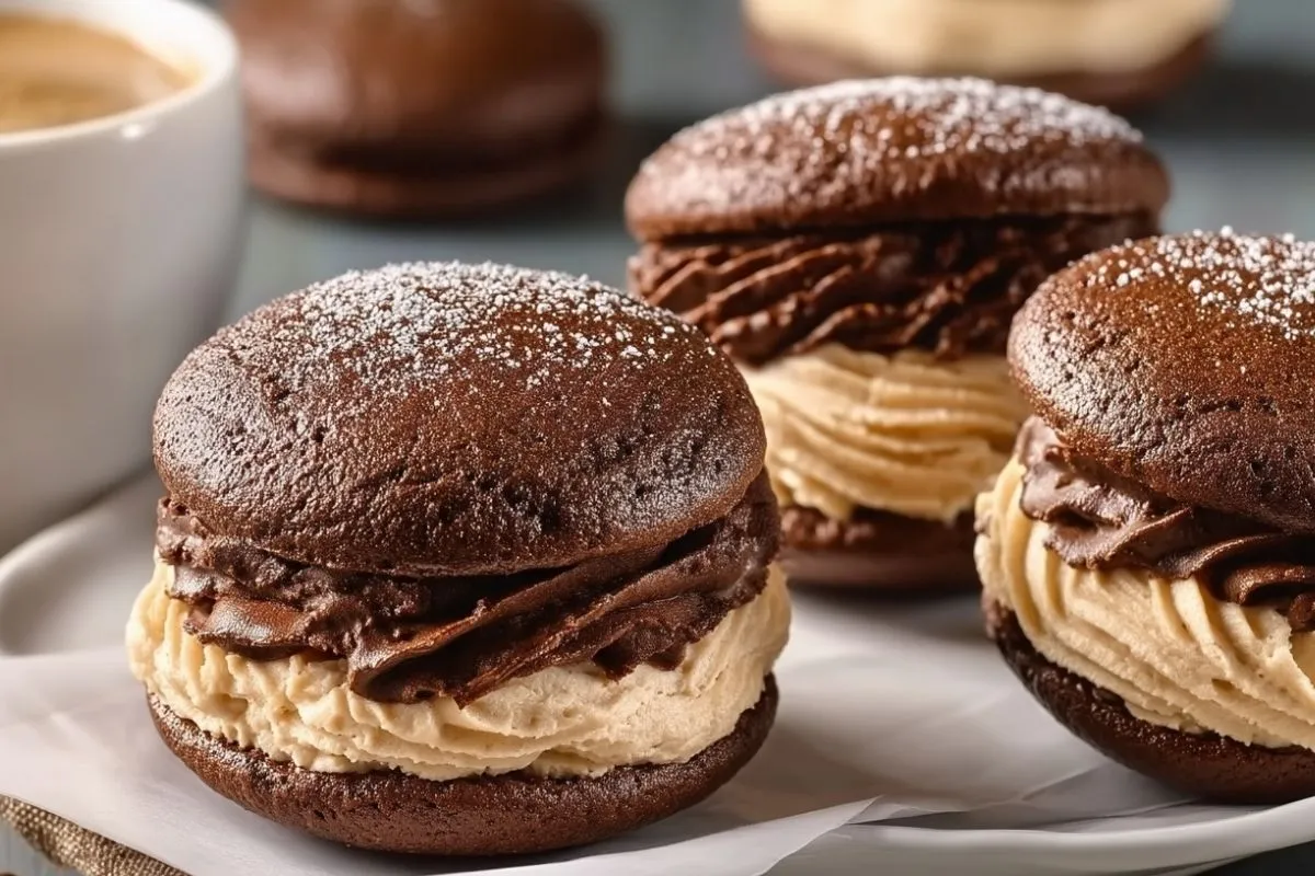 Pies Whoopie Au Chocolat Et Au Café