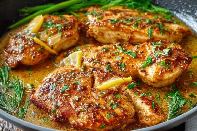 Poulet À LAil Et Au Beurre