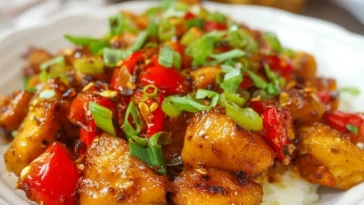 Poulet Au Miel Et Poivre