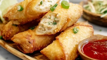 Rouleaux De Printemps Au Crabe